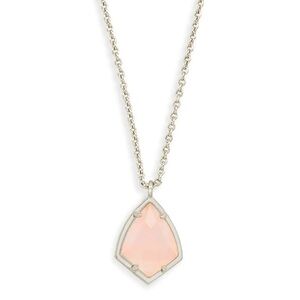 Kendra Scott Cory silver PinkStone PendantNecklace